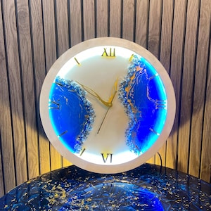 Light-Up Wall Clock – Modern Wall Clock for Living Room or Bedroom